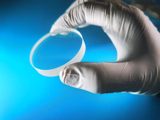 Tabung Kaca Safir Monokristalin Al2O3 Lensa Optik Bantalan Bola Dipoles Transparan