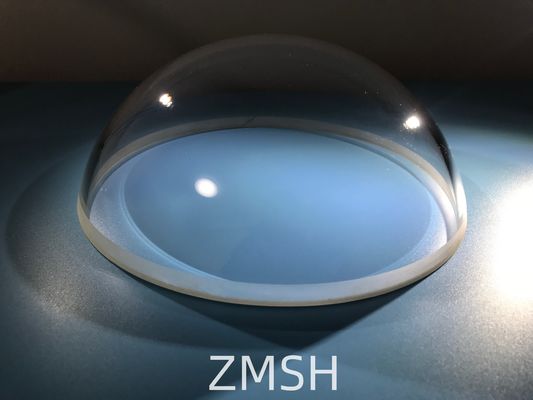 Dome Sapphire Optical Windows Resistensi kimia Konduktivitas panas tinggi Ketebalan 1mm 2mm