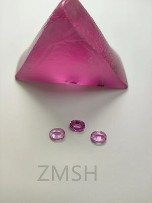 Coral / Rose Pink Sapphire Raw / Roughgem Crystal Lab Dibuat Untuk Aksesoris Perhiasan