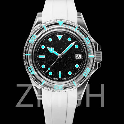 Waterproof Resistant Scratch Sapphire Watch Case Pink Biru 0,5 - 200mm Ketebalan