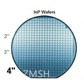 3inch InP Indium Fosfida Substrat N-Tipe Semikonduktor VGF metode pertumbuhan 111 100 orientasi