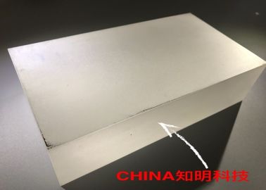 Tebal 51mm Sapphire Optical Windows Crystal Rough Cube Blok Untuk Aspherical Dome