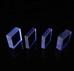Blok Safir Merah Hijau Biru 10x10mmt, Blok Kristal Safir Buatan Doped