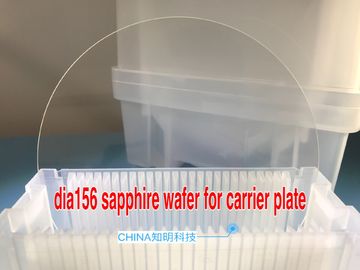 Al2O3 6Inch Sapphire Wafer DSP Dengan Ketebalan Disesuaikan Jendela safir Presisi Tinggi