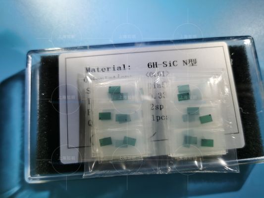 Kristal Tunggal 5 * 5mm 6H-N Wafer Silikon Karbida Dipoles