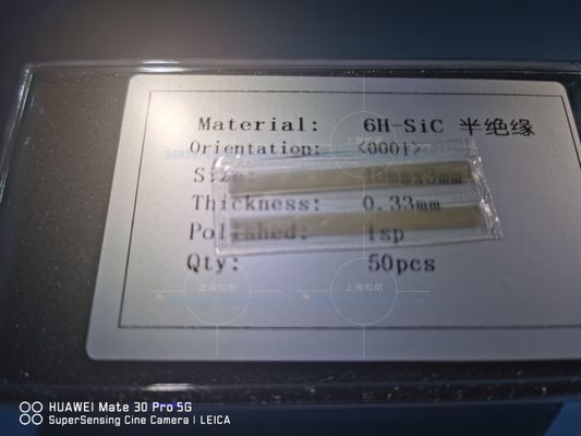 9.4 Kekerasan Chip Sic Optik Silicon Carbon Wafer