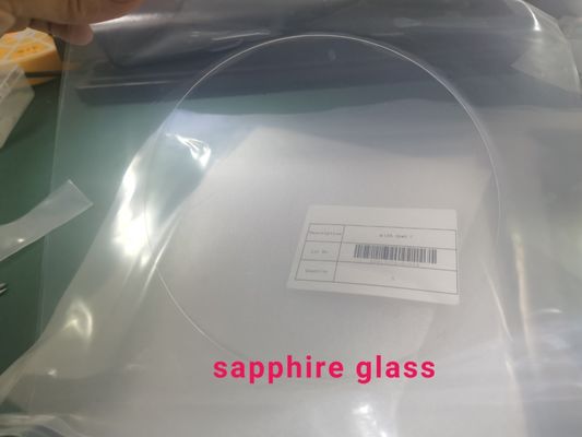 Diameter 200mm 8inch DSP Sapphire Wafer Untuk Epitaxial Sapphire Window 8inch Sapphire Wafer