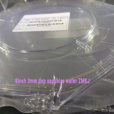 8Inch DSP 3mm Tebal Sapphire Crystal wafer jendela safir