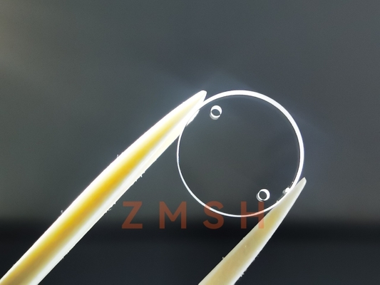 Jendela Optik Safir Ukuran Disesuaikan 2mm Tebal Dengan Lubang