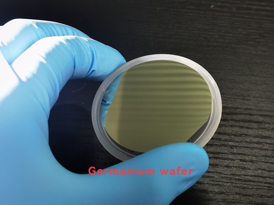 2inch 325um Ga-Doped Germanium Substrat wafer Ge Untuk Inframerah