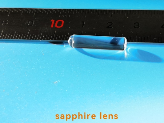 Semua Lensa Batang Crylinder Windows Sapphire Dipoles Permukaan Dengan Plunger Stick