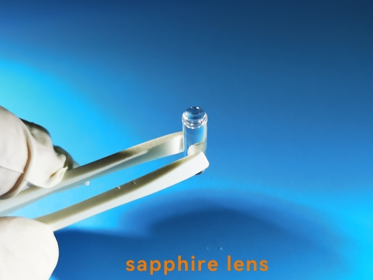 Semua Lensa Batang Crylinder Windows Sapphire Dipoles Permukaan Dengan Plunger Stick