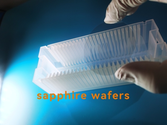 500um Sapphire Wafers Substrat C Plane Untuk Pertumbuhan Epitaxial
