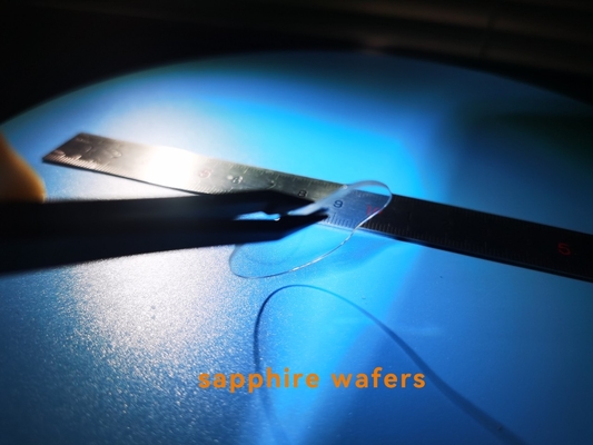 Kaca Jendela Optik Safir Monokristalin Sintetis DSP Disesuaikan