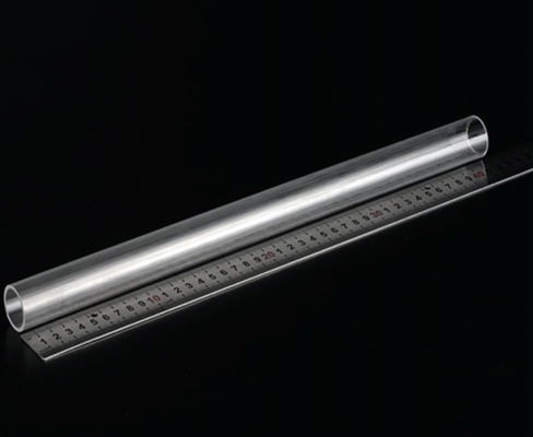 Optical Sapphire Glass Tube Cylinder Lens Tube / Rod Suhu Tinggi