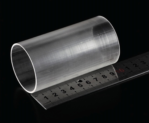 Optical Sapphire Glass Tube Cylinder Lens Tube / Rod Suhu Tinggi