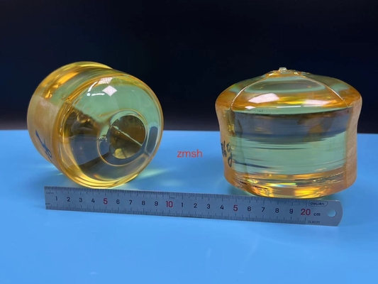 Y-42 Derajat 4 inci Lithium Tantalate LiTaO3 LiNbO3 Lithium Niobate Kristal Mentah Ingot yang Belum Diproses