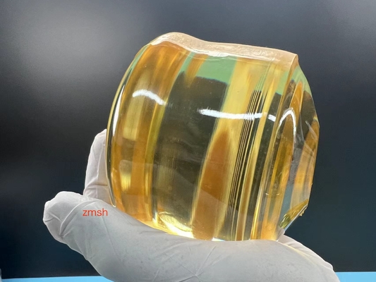 Y-42 Derajat 4 inci Lithium Tantalate LiTaO3 LiNbO3 Lithium Niobate Kristal Mentah Ingot yang Belum Diproses