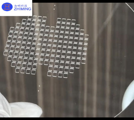 Melalui vias kaca (TGV) untuk JGS1 JGS2 safir corning glass untuk Sensor Manufacturing and Packaging