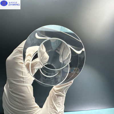 Polished Transparent Sapphire Tube KY Method Ukuran Disesuaikan Kekerasan Tinggi ketahanan tinggi