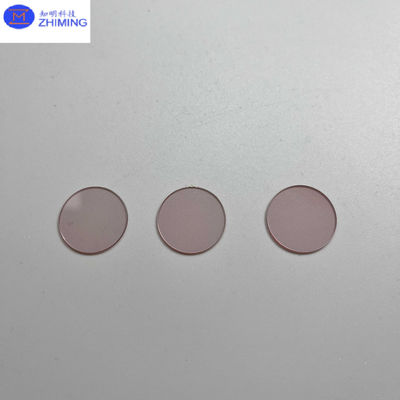Titanium Sapphire Crystal Optical Windows Kekerasan Tinggi Ukuran Disesuaikan Transparansi yang sangat baik untuk tujuan optik