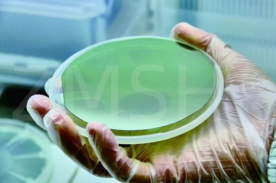 SiC Wafer 4H N Tipe 8 inci Produksi kelas Dummy kelas Disesuaikan Sisi ganda dipoles Silicon Karbida Wafer