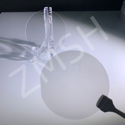 Sapphire Wafer 4 inci DSP SSP 0001 C Pesawat Terima Custom Axis Monocrystal Al2O3