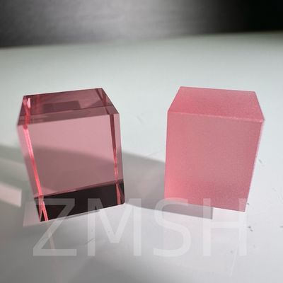 Pertanian buatan Berwarna Doped Sapphire AL2O3 Metode CZ Disesuaikan Ruby Blue Padparadscha