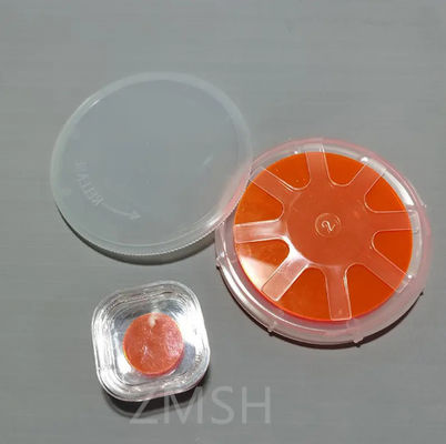 GaP Wafer 2 inci N Tipe Undoped S Doped 100 DSP SSP CZ Kemurnian Tinggi 5N 99,999%