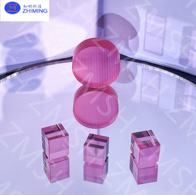 Sapphire Raw Gemstone Lab Made Padparadscha Sapphire Rose Sapphire Kekerasan Tinggi Untuk Tujuan Perhiasan