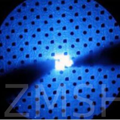 2 inci 4 inci GaN berbasis LED Biru Hijau Tumbuh di Flat atau PPS Sapphire MOCVD DSP SSP