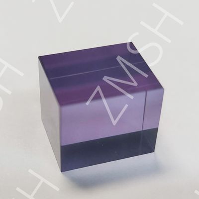 Kultivasi buatan Warna doped Sapphire AL2O3 Metode CZ Disesuaikan Ungu
