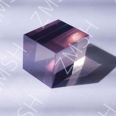 Kultivasi buatan Warna doped Sapphire AL2O3 Metode CZ Disesuaikan Ungu