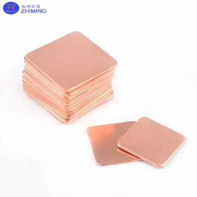 Substrat tembaga single crystal Cu wafer 5x5x0.5/lmm 10x10x0.5/1mm 20x20x0.5/1mm a=3.607A