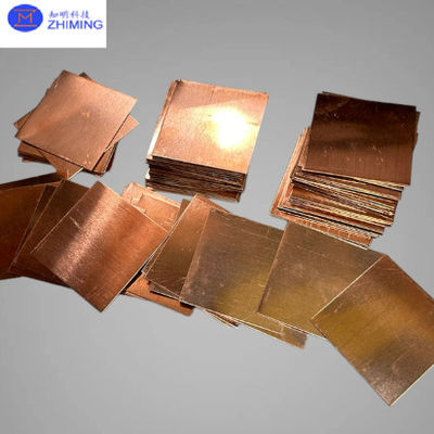 Substrat Tembaga Wafer Cubic Tembaga / Substrat 100 110 111 Orientaiton SSP DSP Kemurnian 99,99%