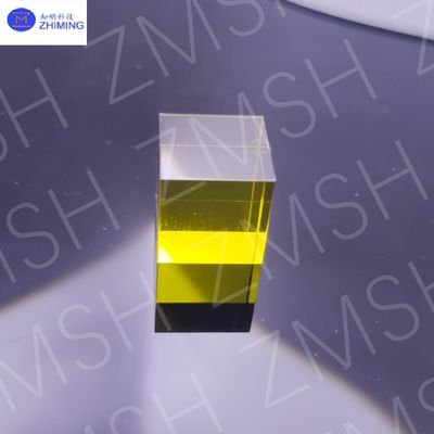Lemon Kuning Sapphire Batu permata sintetis Lemon Kuning Bahan baku untuk membuat perhiasan Kekerasan Mohs 9