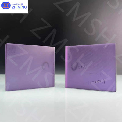 Violet ungu safir batu permata mentah sintetis safir batu permata buatan manusia Safir berwarna