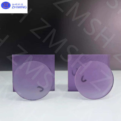 Violet ungu safir batu permata mentah sintetis safir batu permata buatan manusia Safir berwarna