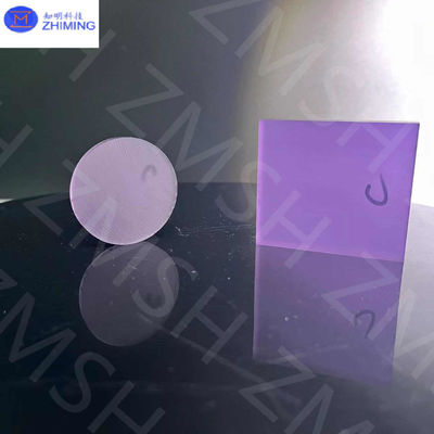 Sapphire buatan laboratorium batu permata sybthetic bahan baku skala Mohs 9 untuk Perhiasan dibuat transparan