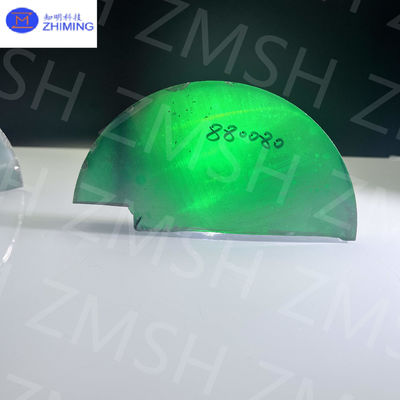 Moissanite hijau zamrud SiC Kristal tunggal Kekerasan Mohs 9,25 Moissanite bahan baku untuk perhiasan