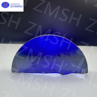 Royal Blue Moissanite Raw Single Crystal Silicon Carbide Dalam Industri Perhiasan Dibuat di Laboratorium