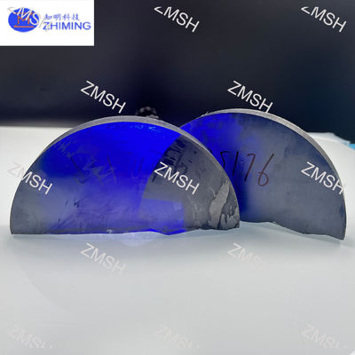 Moissanite Batu permata mentah Royal Blue Sintetis SiC Monocrystal Kekerasan Mohs 9,25 Bahan baku untuk perhiasan