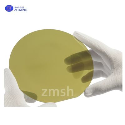 SiC Epitaxial Wafer Silicon Carbide 4H 4inch 6inch Industri Semikonduktor Resistivitas Tinggi