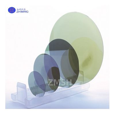SiC Epitaxial Wafer Silicon Carbide 4H 4inch 6inch Industri Semikonduktor Resistivitas Tinggi