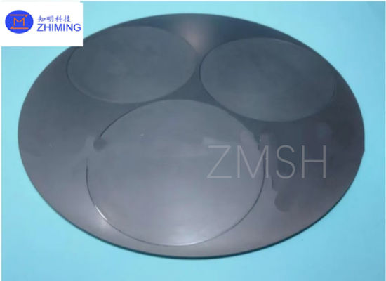 SiC Keramik Tray Plate Wafer Holder Untuk Proses Etching ICP Dalam Pengolahan Pertumbuhan Epitaxial