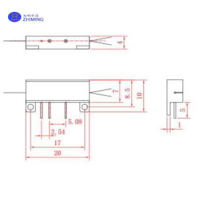 Lithium Niobate (LiNbO3) Y-Waveguide Modulator / Low Vπ 3.5V / High PER 25dB / Kompatibel dengan FOG, FOCT, Komunikasi Kuantum
