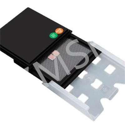 4inch 6inch 8inch Polypropylene Multi Wafer Box Silicon Carrier Container Box Warna Gelap
