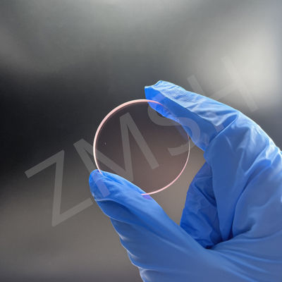 Ti3+ Red Sapphire Laser Al2O3 Single Crystal jendela optik Paket Keamanan Disesuaikan