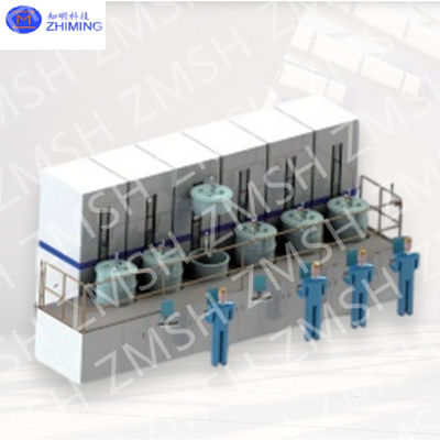 SiC Ingot growth furnace PVT HTCVD LPE single crystal SiC Boule growth furnace untuk produk wafer SiC 6 inci 8 inci