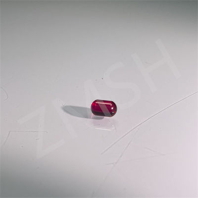 Cr Al2O3 Ruby Rod Sapphire Laser Single Crystal Optical Rod Ukuran Disesuaikan Paket Keamanan